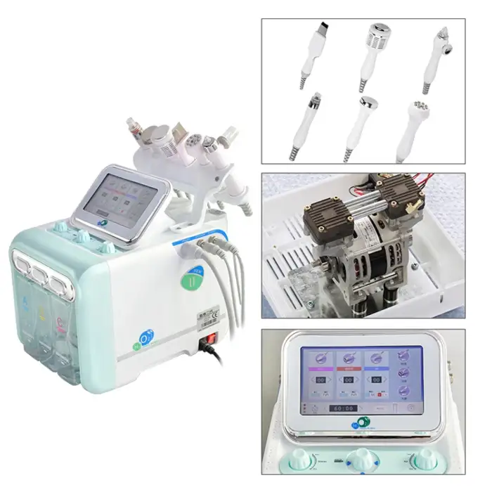 Aqua Peel Hydra Machine H2O2 Hydra 6 in 1 Hydrodermabrasion Facial Machine