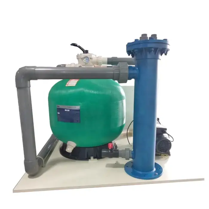 Water treatment machinery aquaculture water purification system with UV light water treatment system for sale