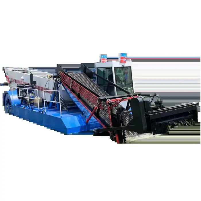 River Cleaning Mowing Ship Trash Skimmer Boat Water Hyacint