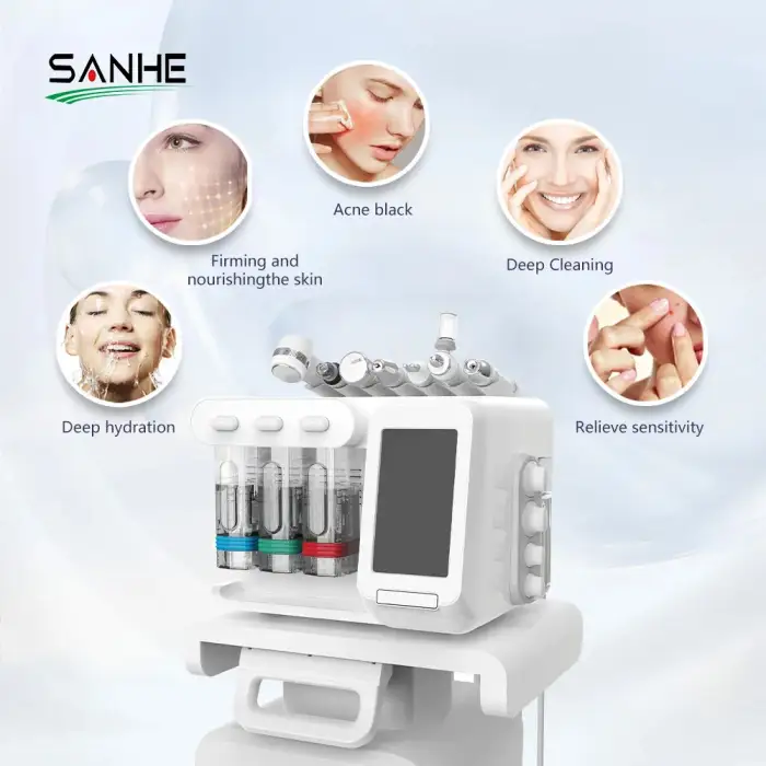 Water Oxygen Aqua Jet Peel Water Oxygen Hydrafacials Deep Cleansing Jet Peel Machine Price