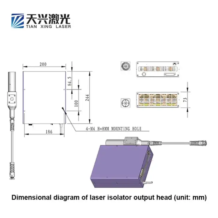 MFP-20F acousto-Optically Q-switched pulsed fiber laser