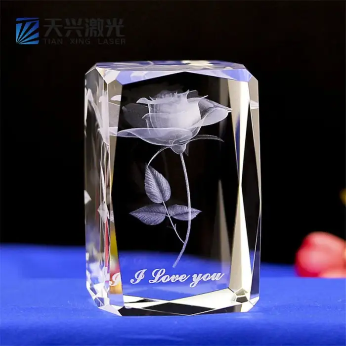 3D small laser engraving machine Tourist attractions Crystal engraving machine Crystal glass acrylic engraving machine