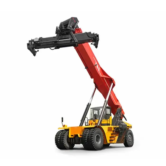 High Performance 10 Tons Mobile Reach Stacker SRSC1009-6E Port Forklift Logistics Machine