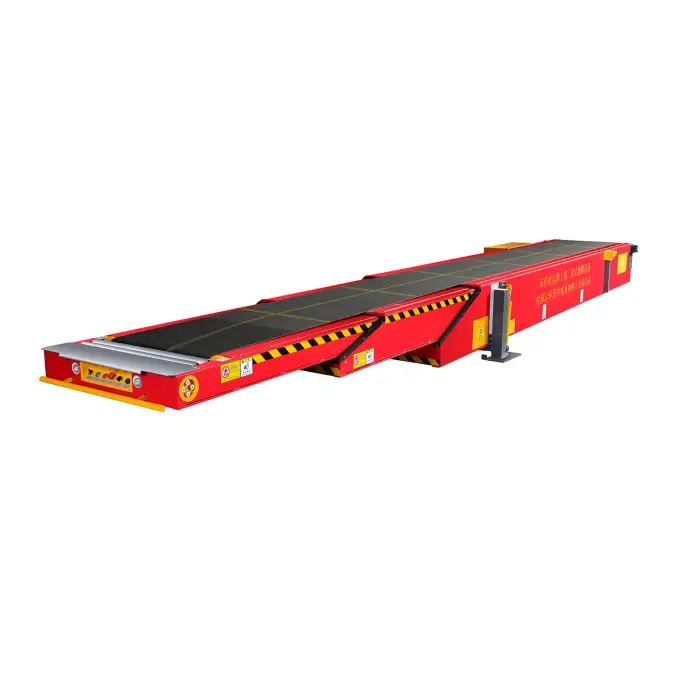 Electric control telescopic belt conveyor for truck loading and unloading  warehouse inner logistics