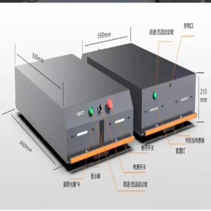 50KG  Robot Agv Industrial Equipment Warehouse Logistics Robot Mobility Unit logistics automatic guided vehicle