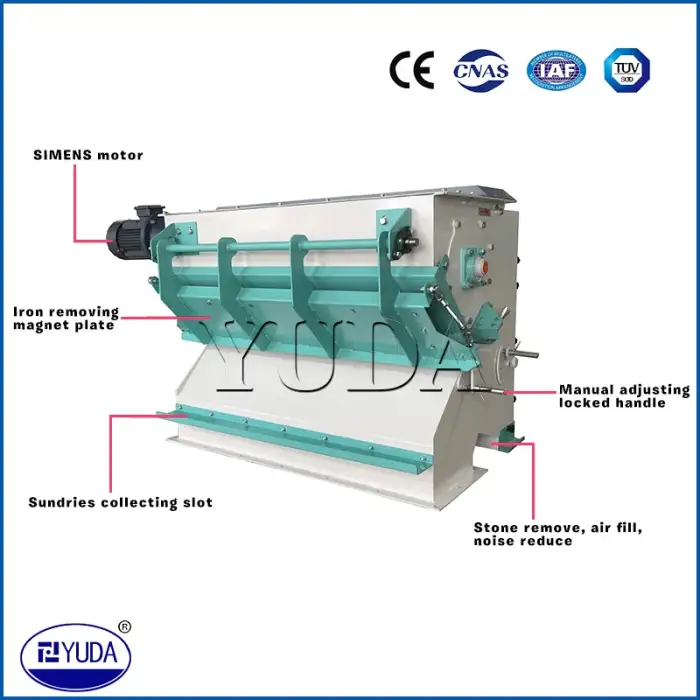 YUDA machinery SFSP66 pulverizer hammer mill for feed pellet