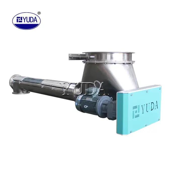 Steel Screw Conveyor Feeder High Productivity Motor Bearing Core Feed Processing Manufacturing Plants