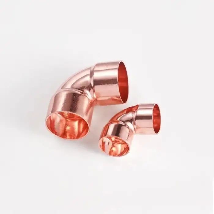 Customized water copper pipe fittings elbow tee plumbing pipe fitting for water gas connector copper pipe fitting