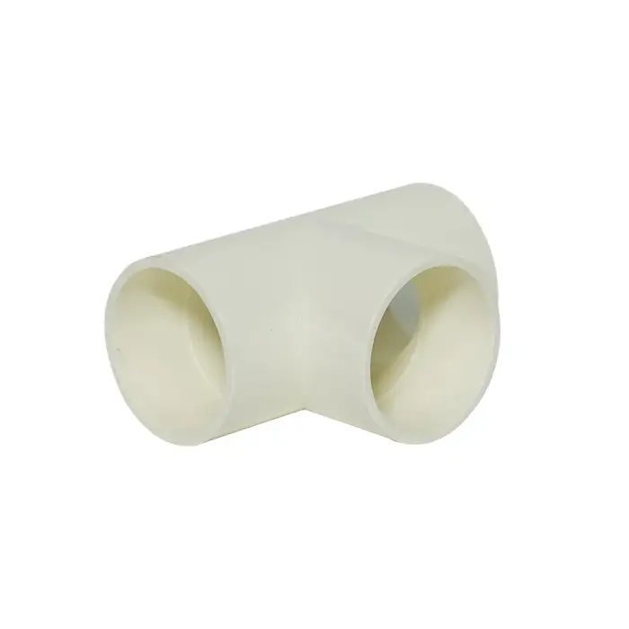 PVC Equal Tee Pipe Fittings – 1/2" Inch PVC Elbow Tee Coupling for Plumbing