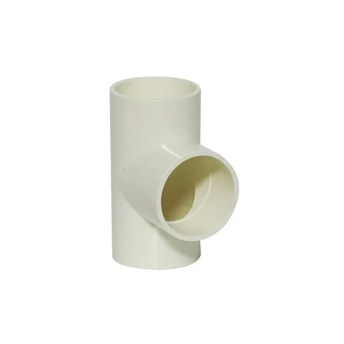 PVC Equal Tee Pipe Fittings – 1/2" Inch PVC Elbow Tee Coupling for Plumbing