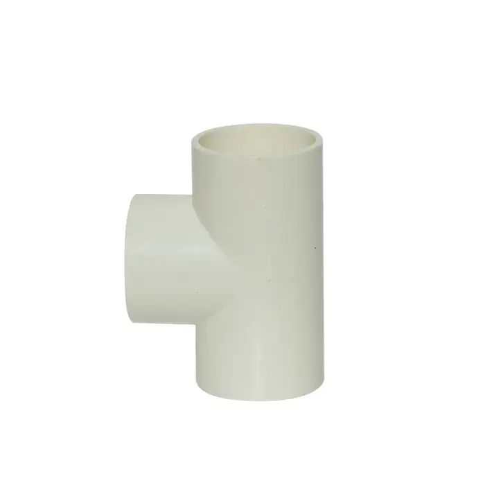 PVC Equal Tee Pipe Fittings – 1/2" Inch PVC Elbow Tee Coupling for Plumbing