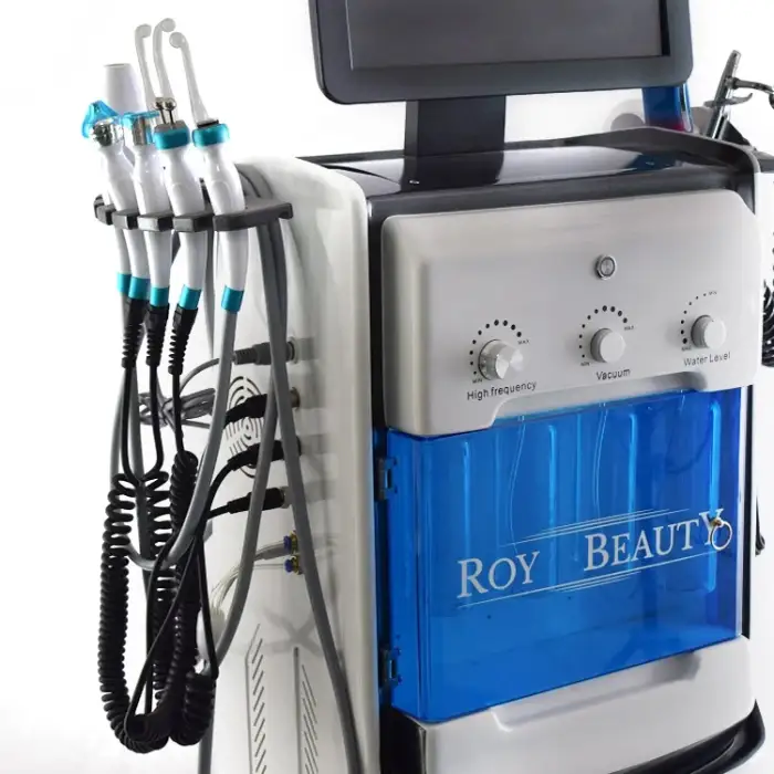 Multifunction Facial Hydra 15 in 1 Aqua Peeling Machine H2O2 Oxygen Jet Peel Hydro Hydra Machine