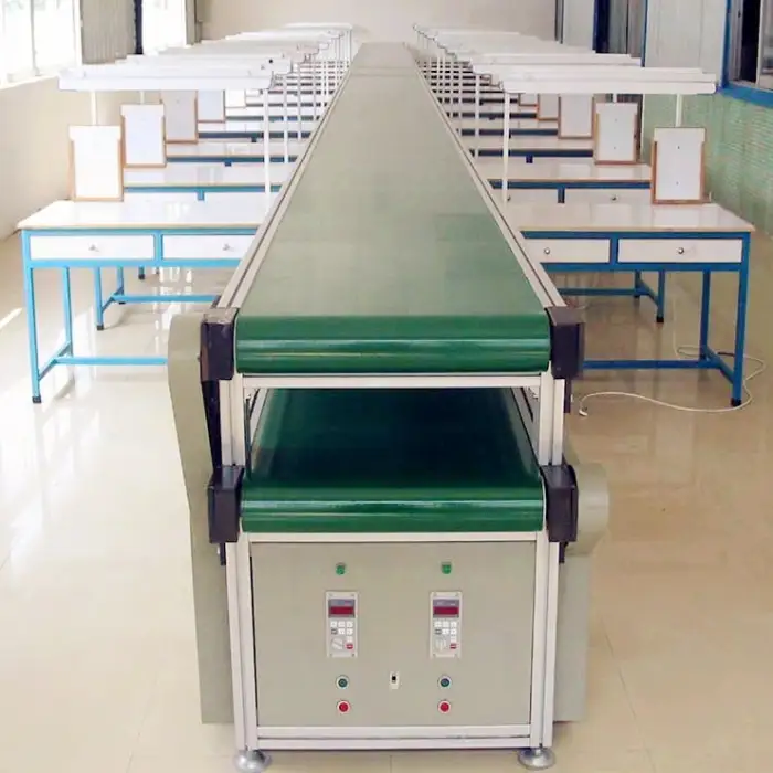 Powered Belt Conveyor – Logistics Sorting Assembly Line for Efficient Loading and Unloading