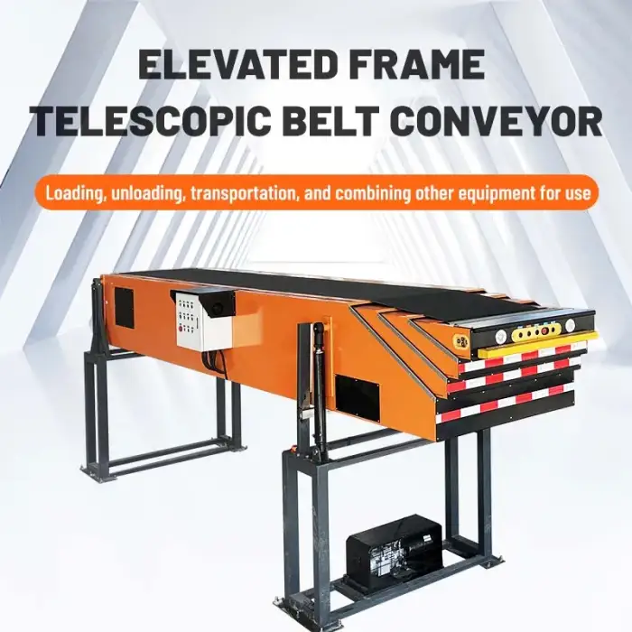 Hydraulic Lifting Telescopic Belt Conveyor – Efficient Package Loading and Unloading for Logistics