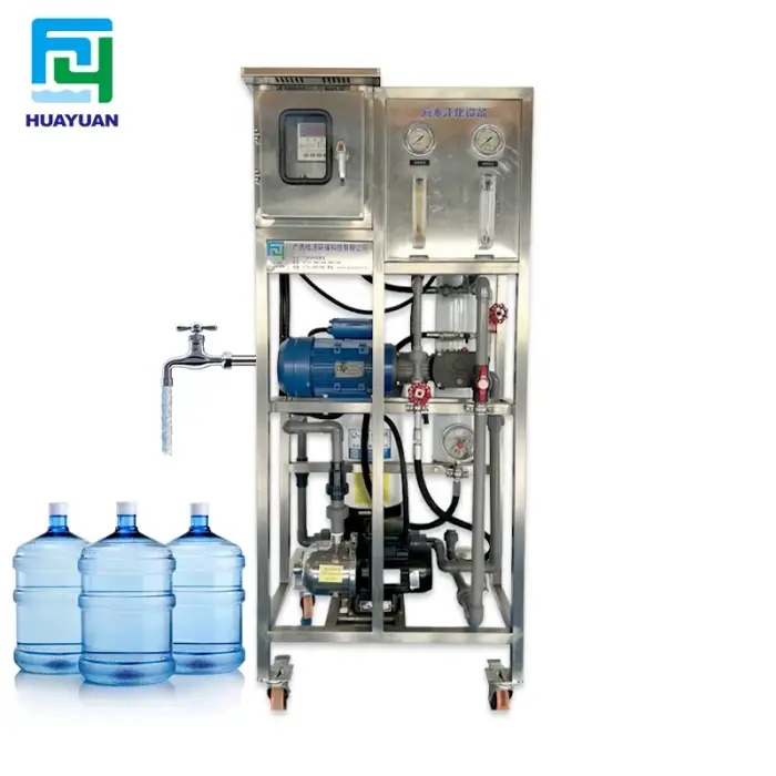 Seawater Underground Borehole Salty Water Desalination Plant RO Water Treatment Machinery Portable Boat Desalinator