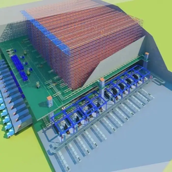 Fully Automated High Payload Intelligent Warehouse Logistics AGV Robot For Stacking