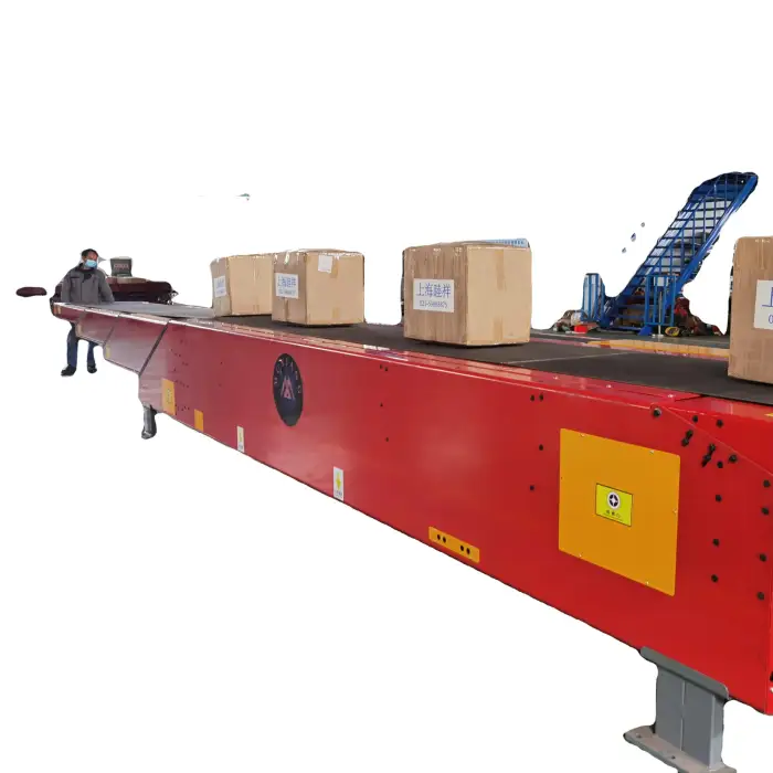 Senad loading unloading mobile fixed telescopic conveying belt for logistics warehouse