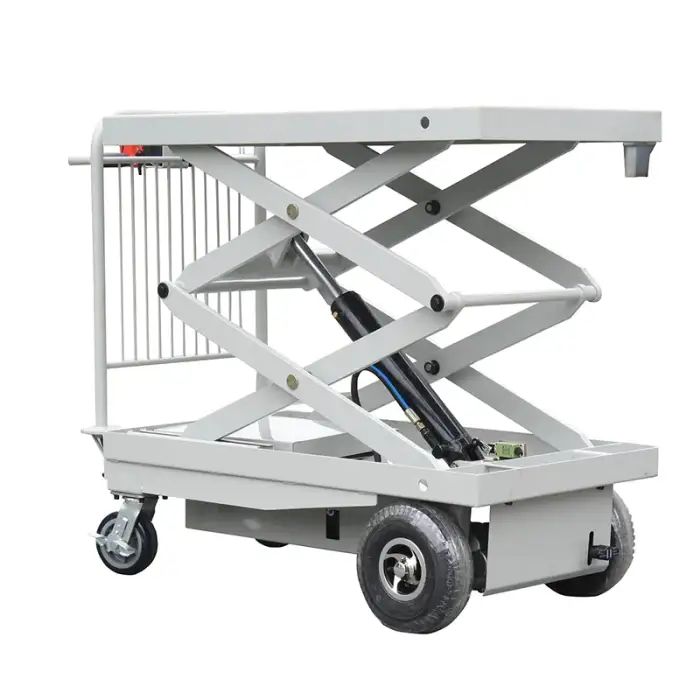 Power Hand Truck Logistics Electric Trolley Industrial Cart Cheap Price Electric Flat Trolley Wholesale 1000kg Flattop Cart 48v