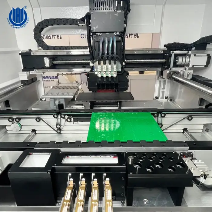 CHM-551 Automatic nozzle change pcb led smd smt High accuracy smt pick and place machine