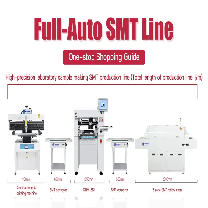 CHM-551 Automatic nozzle change pcb led smd smt High accuracy smt pick and place machine