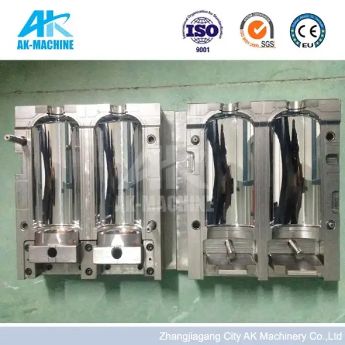 semi automatic plastic bottle making machine pet bottle blowing mould machine  with factory price