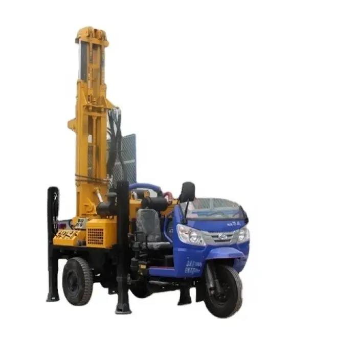 Automatic 100m depth truck mounted hydraulic surface drilling rigs machine for water well