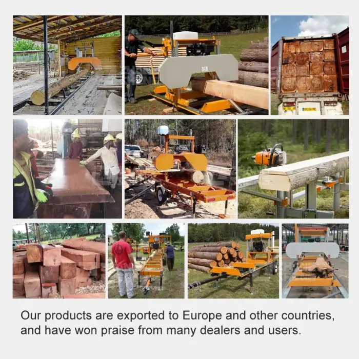 bandsaw sawmill portable band sawmill saw mill saw machines with gasoline