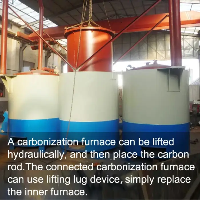 Sawdust charcoal making machine carbonization furnace