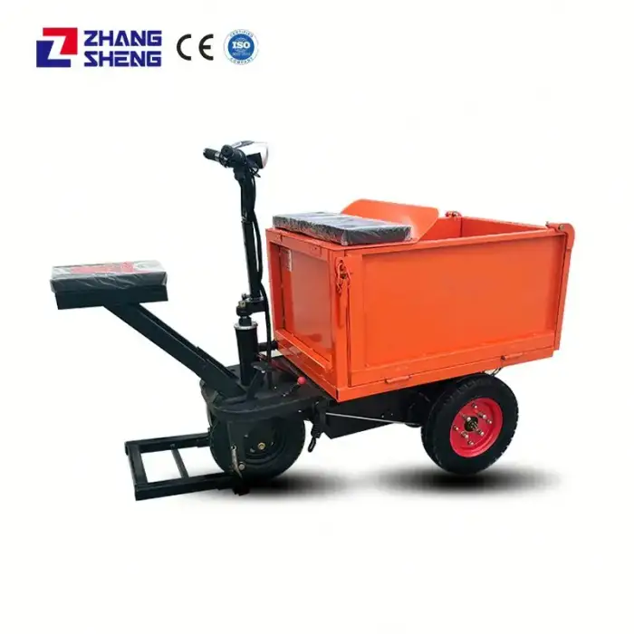 Power wheel barrow mini dumper 4x4 electric wheel barrow tracks