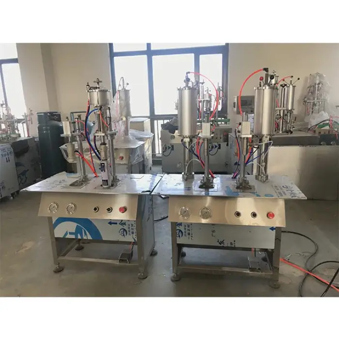 Automatic Aerosol LPG Butane Refrigerant Cylinder Canned Gas Filling Machines