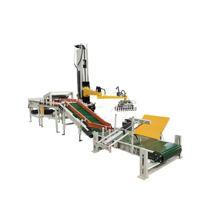 Automatic single column robot case palletizer machine