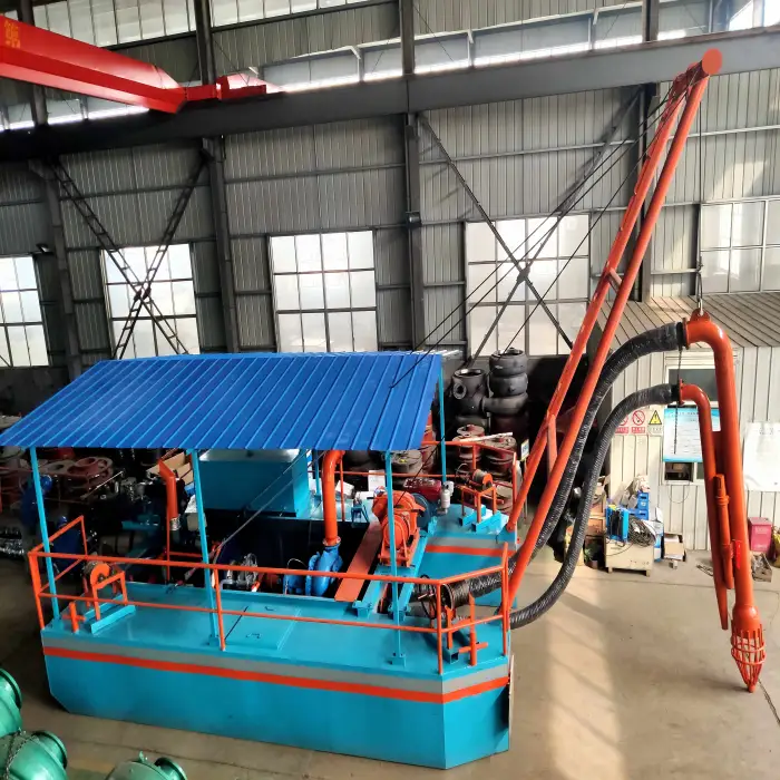 Jet Suction Alluvial Gold Washing Gold Mining Dredger