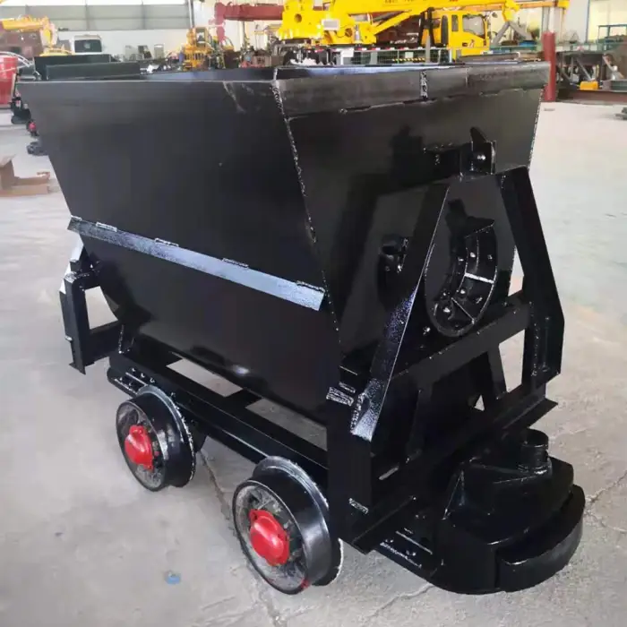 Bucket-Tipping Mine Cart For Sale Mine Car Iron Coal Mining Ore Carts For Transportation