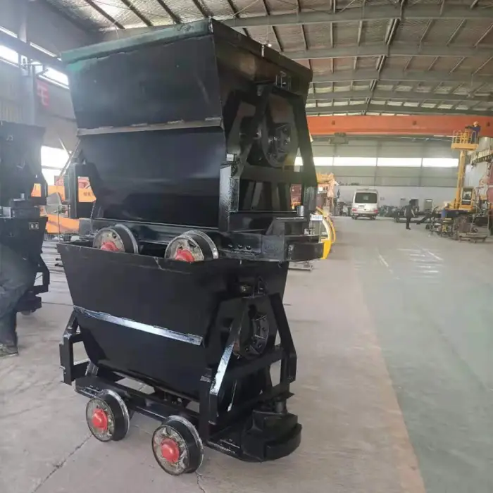 Factory Bucket-Tipping Mine Cart For Sale Mine Car Iron Coal Mining Ore Carts For Transportation