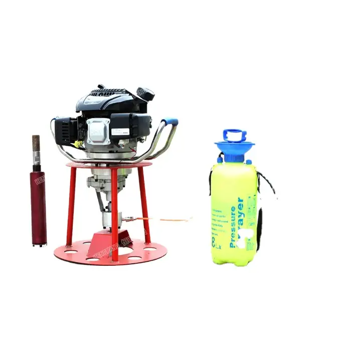 Backpack portable diamond core drill rig rock drill for Geological exploration portable rock drilling machine