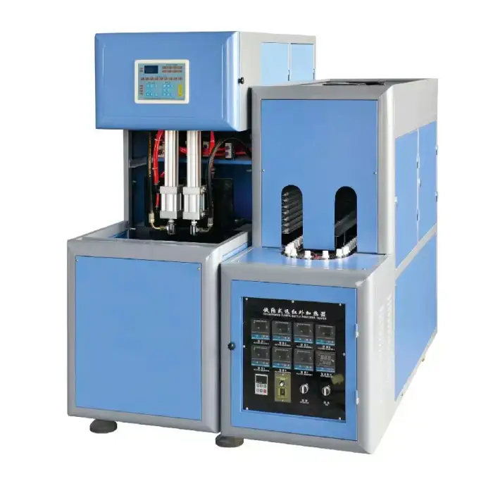 Taizhou Huangyan 2 cavities Semi-Automatic PET Bottle Machine