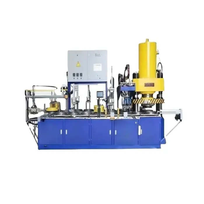 Resin grinding wheel forming machine