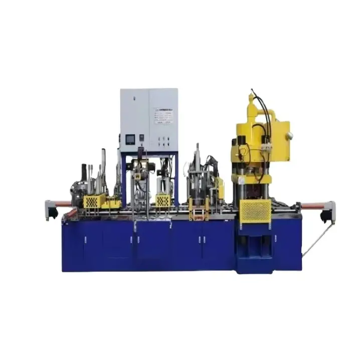 Resin grinding wheel forming machine