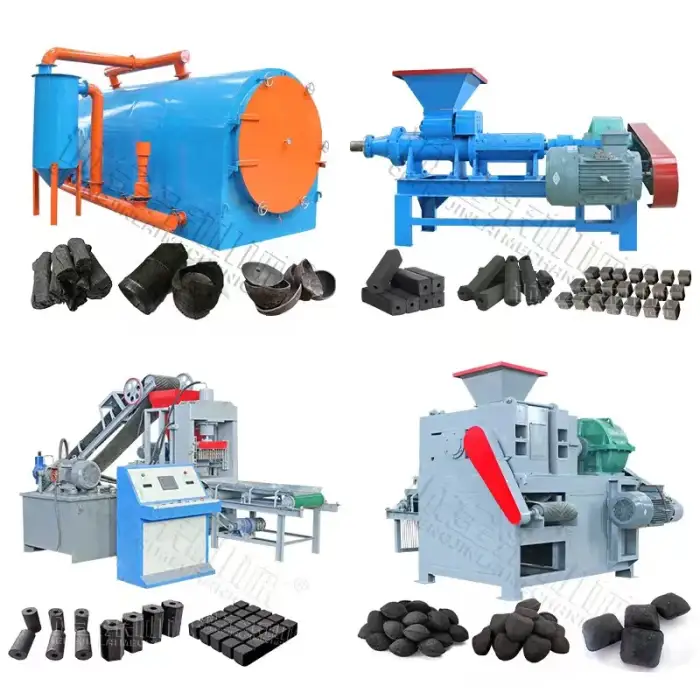 Wholesale  coal  charcoal  sugarcane bagasse  briquette machine making machine price Coconut charcoal production line plant