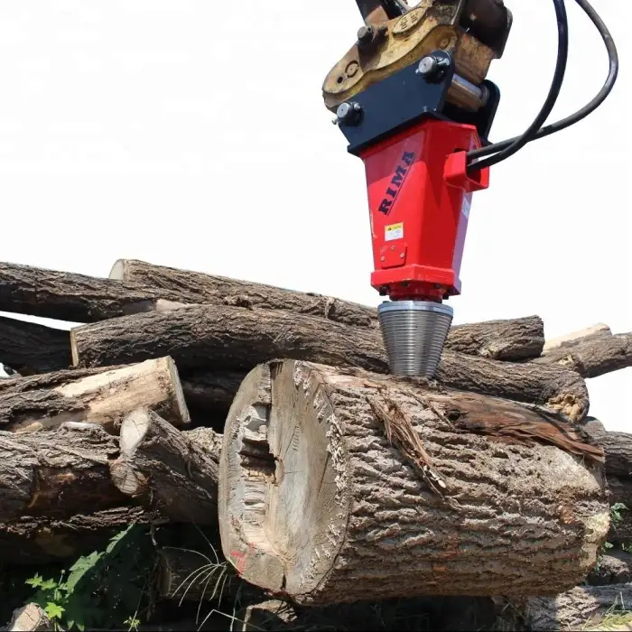 Upgrade version Forestry Wood Cone Splitter For Excavator