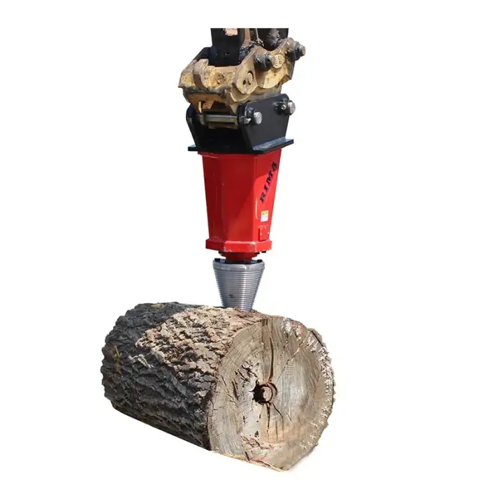 Upgrade version Forestry Wood Cone Splitter For Excavator