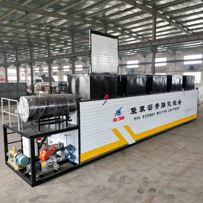 Bag Bitumen Decanting Machine with Automatic Temperature Control and Remote Monitoring