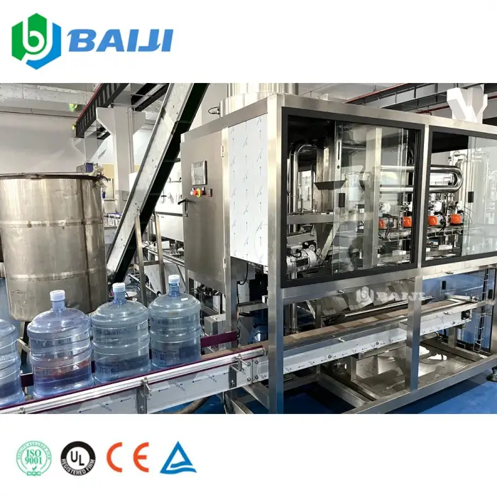 Automatic 18.9L barrel 5 gallon bottle washing filling capping equipment machine production line