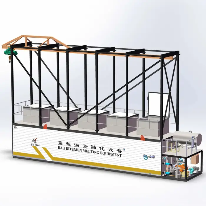 Bag Bitumen Decanting Machine with Automatic Temperature Control and Remote Monitoring