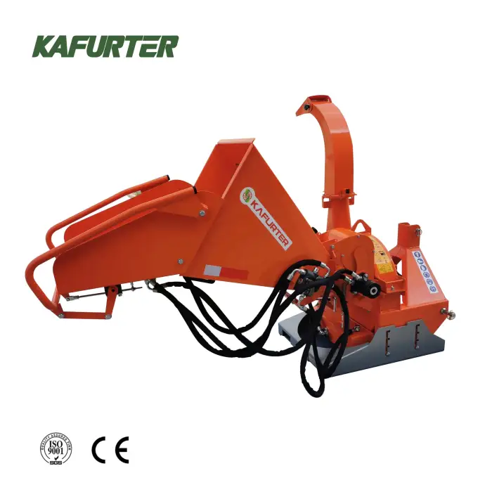 New WK42 PTO wood chipper with self-contained hydraulic system