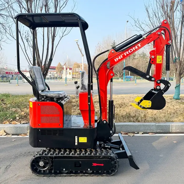 Mini 1 Ton Excavator with Crawler Track Design and Free Thumb