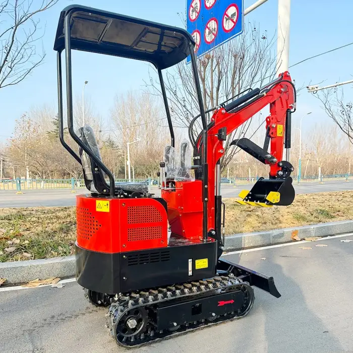 Mini 1 Ton Excavator with Crawler Track Design and Free Thumb