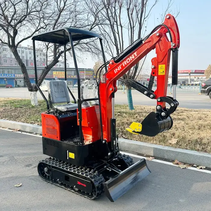 Mini 1 Ton Excavator with Crawler Track Design and Free Thumb