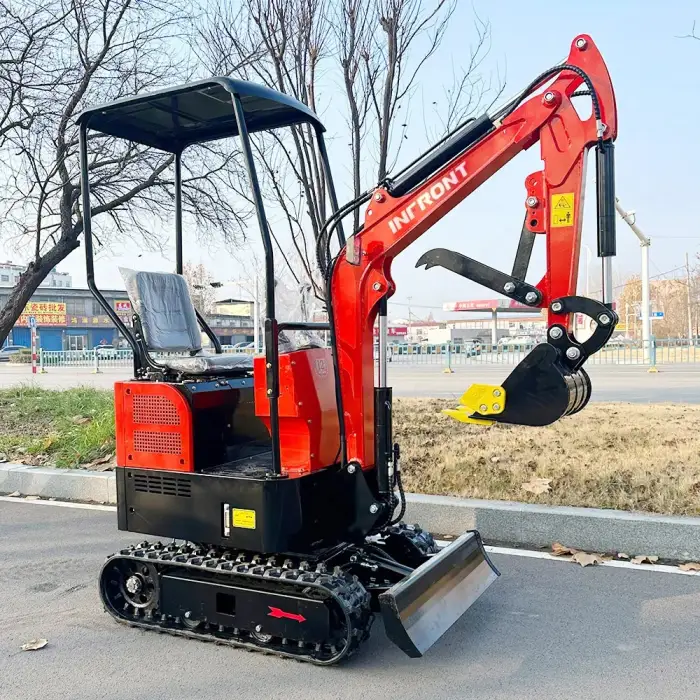 Top Quality Mini 1 Ton 1.2 Ton Excavator Crawler Track Design with free thumb Small Micro Digger Machine Sale