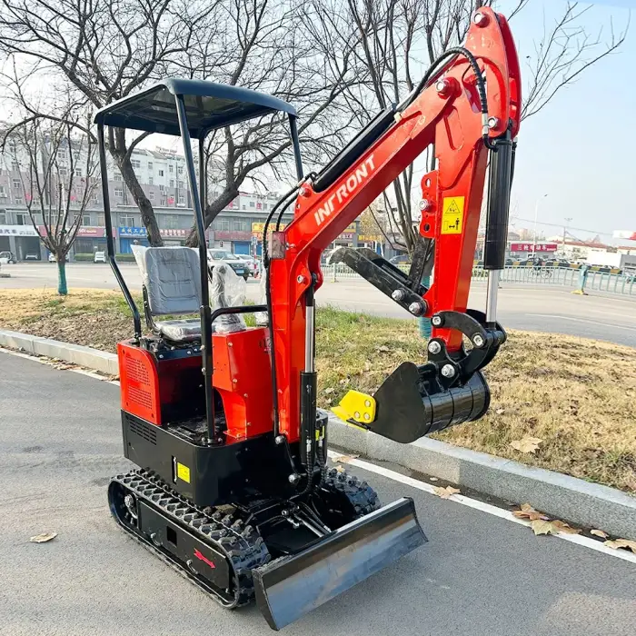 Top Quality Mini 1 Ton 1.2 Ton Excavator Crawler Track Design with free thumb Small Micro Digger Machine Sale